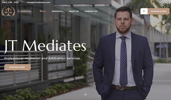 JT Mediates Website Portfolio