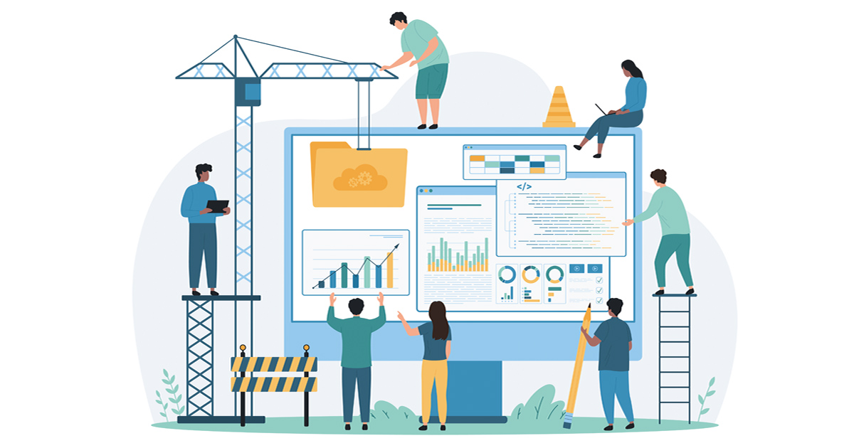 Construction company website design