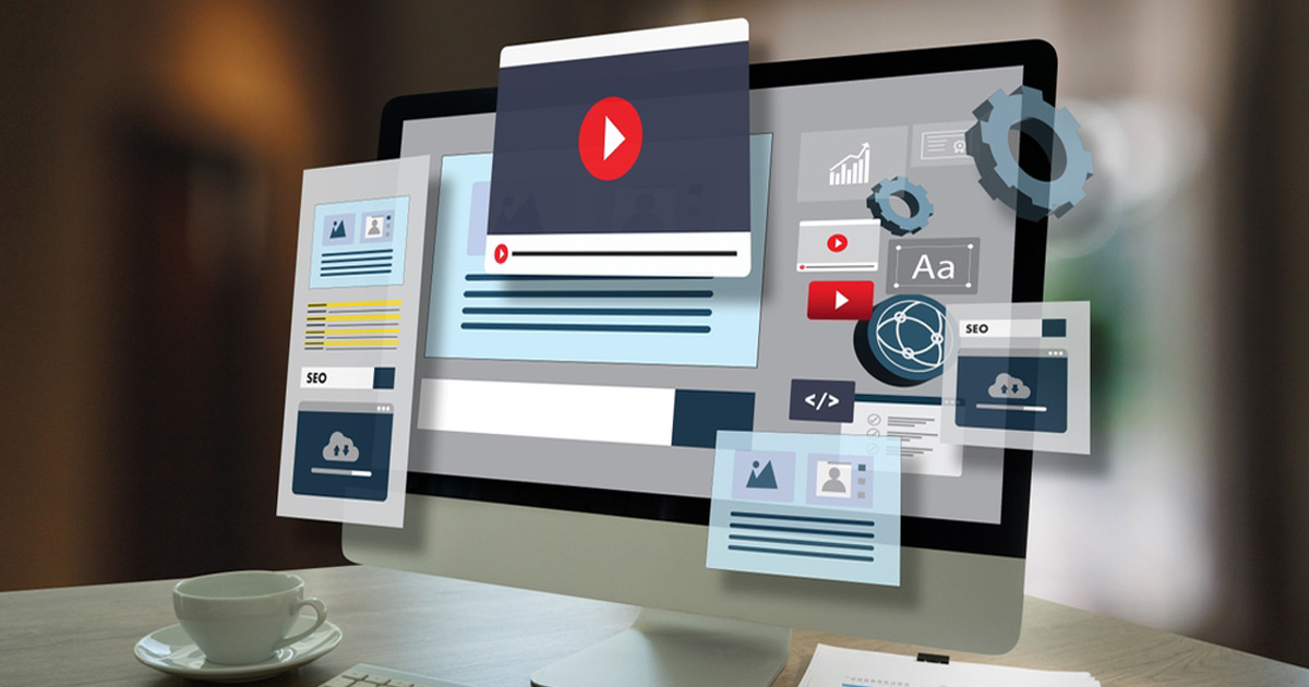 Homepage design showing a clear and user-friendly business website layout