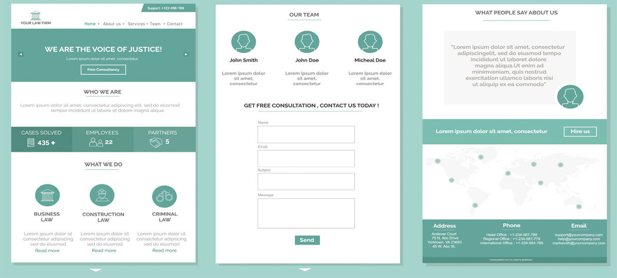 Law firm website design in Brooklyn NY