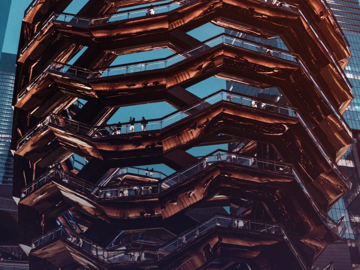 Hudson Yards Vessel near Hells Kitchen, Manhattan